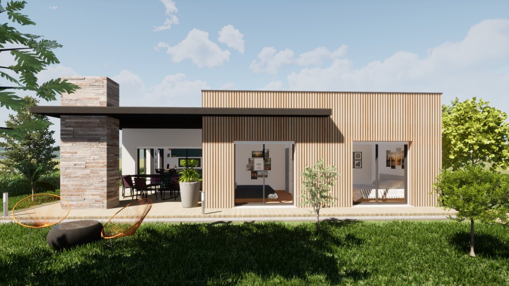 Maxime GUYOT maison design 2 chambres